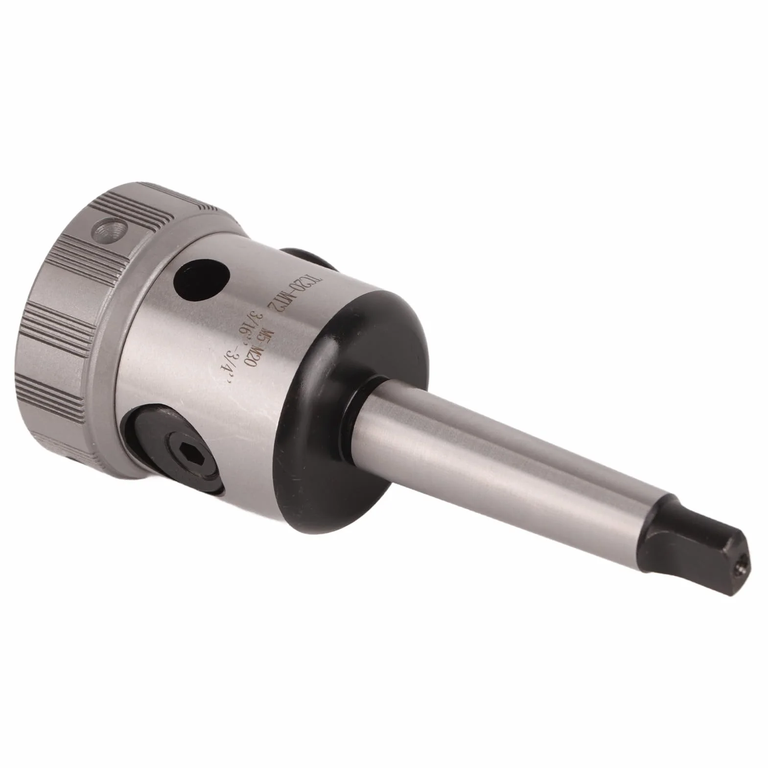 Eje de corte anular TC20 - MT2, accesorio de soporte para macho de roscar, portabrocas de alta precisión de 0,03 mm para machos de roscar M5 - M20, material duradero 40Cr con cono