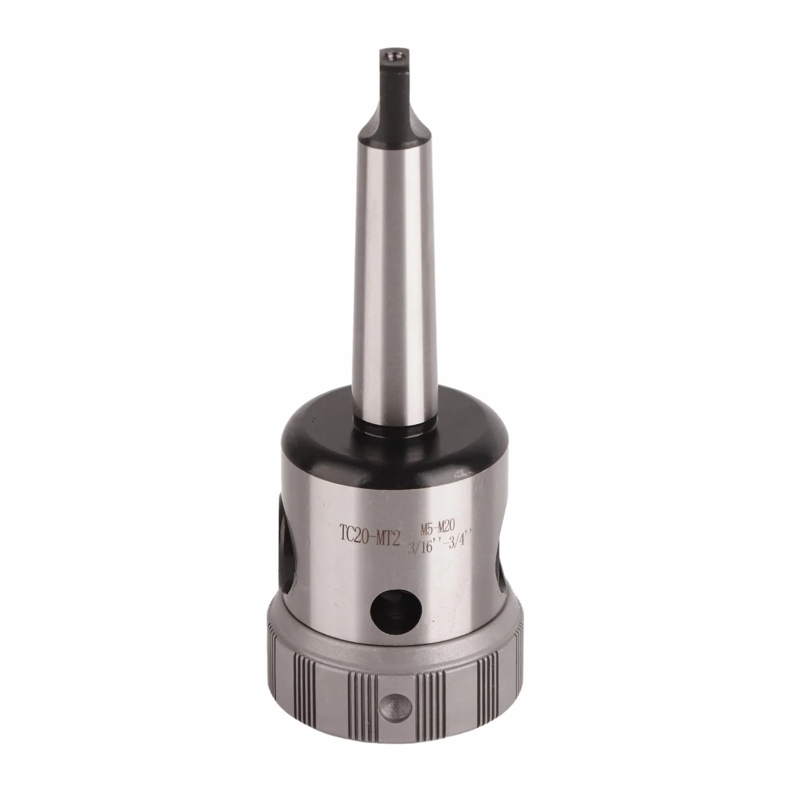 Eje de corte anular TC20 - MT2, accesorio de soporte para macho de roscar, portabrocas de alta precisión de 0,03 mm para machos de roscar M5 - M20, material duradero 40Cr con cono