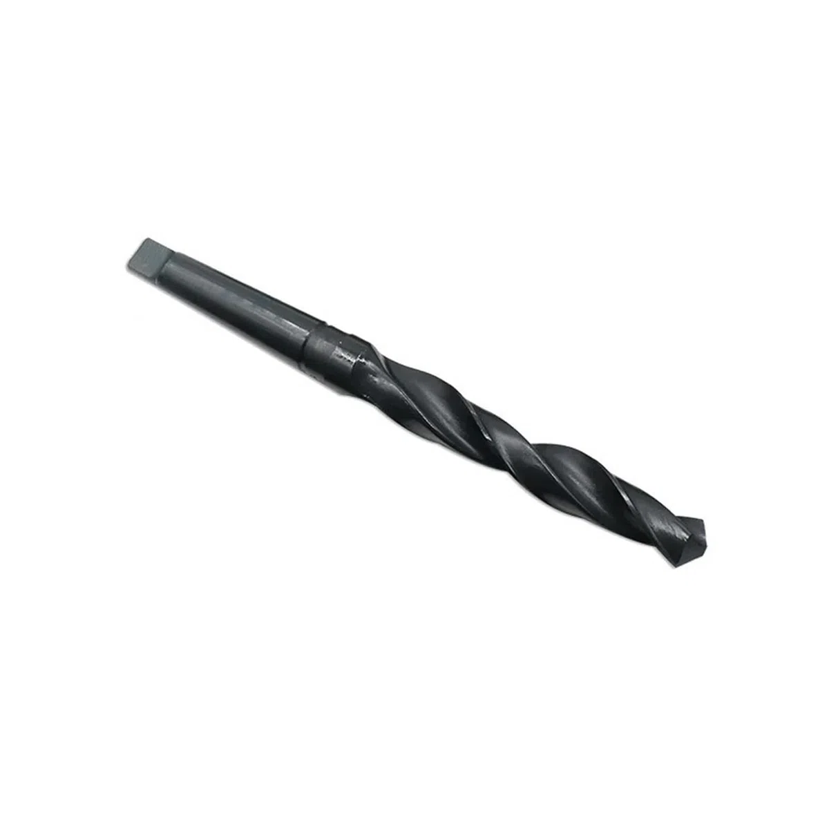 1 broca helicoidal HSS Morse con vástago cónico, 10 mm-65 mm, broca cónica negra para perforación de madera y metal (49 mm)
