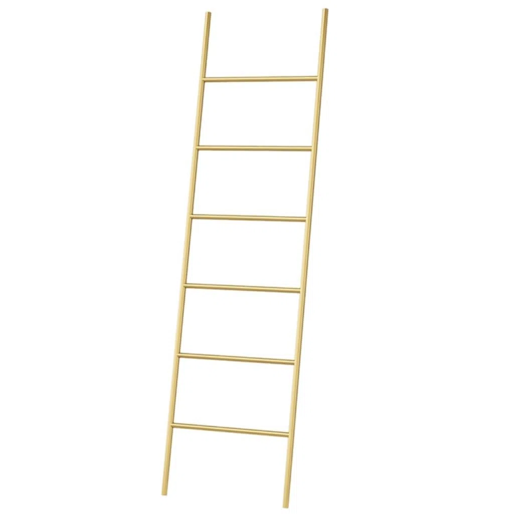 Toallero de Piso Toallero de Pie Soporte Para Mantas De 6 Niveles, Estante Para Escalera, Estante De Almacenamiento De Secado De Toallas De Pie De Metal Montado En La Pared Portatoallas de Pie Toaller