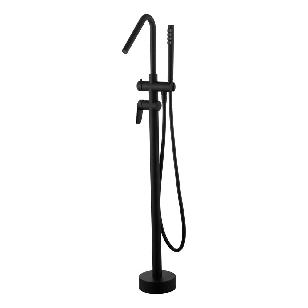 IMEX | Grifo de Bañera Exenta Belgica Serie Bélgica Negro Mate