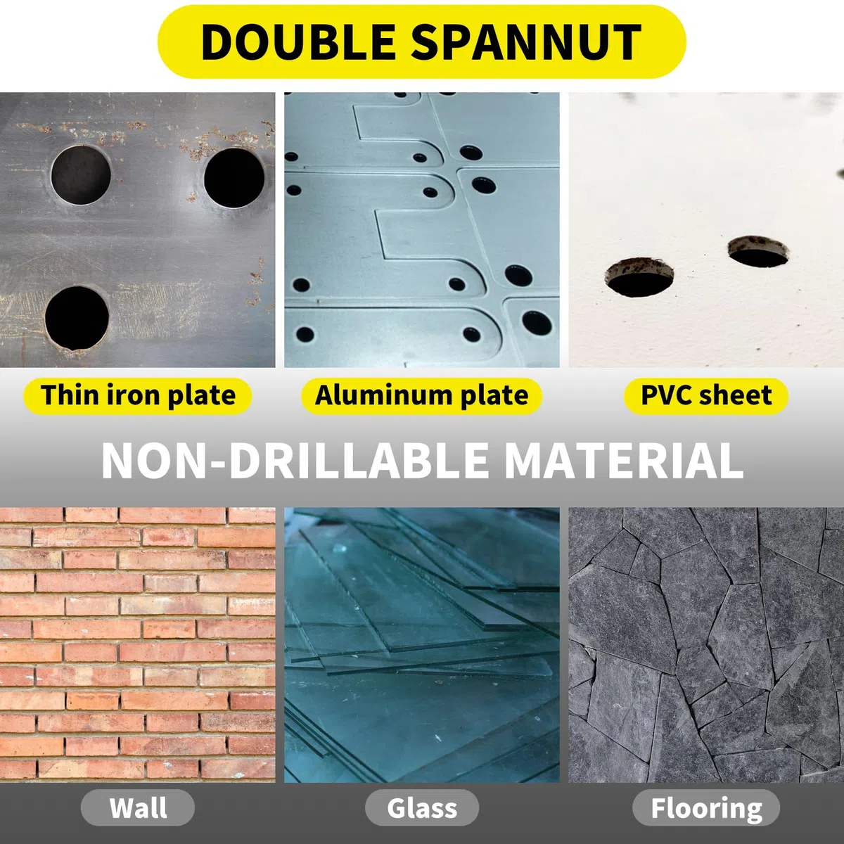 Broca Escalonada Para Metal, 4-32mm HSS Conica Para Metal Para Acero Fino, Aluminio, Latón, Cobre, Chapa Metálica, Madera (15 Pasos)