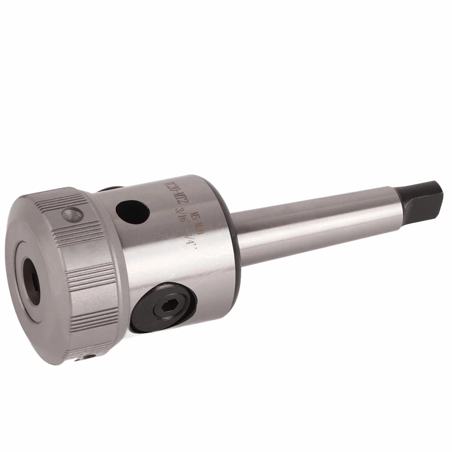 Eje de corte anular TC20 - MT2, accesorio de soporte para macho de roscar, portabrocas de alta precisión de 0,03 mm para machos de roscar M5 - M20, material duradero 40Cr con cono