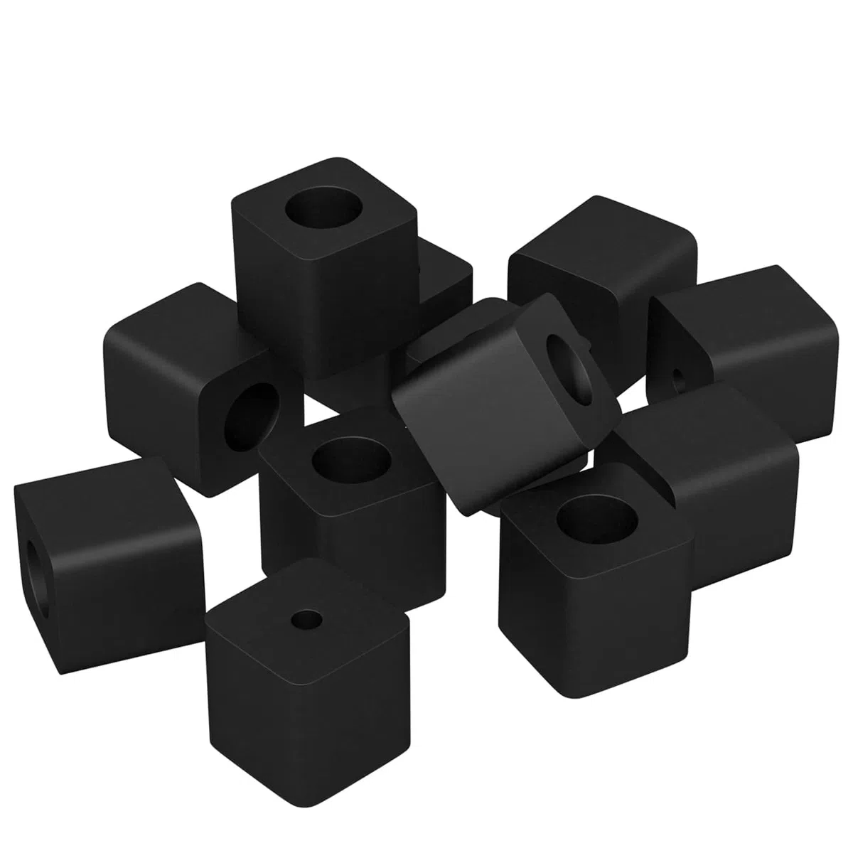 Sujeta Cajón 6792 Uds. Negro 15 x 15 x 15mm Copolímero PP